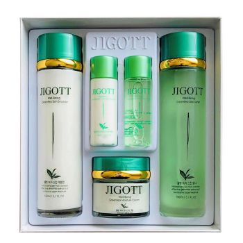Набор для ухода за кожей с экстрактом зеленого чая JIGOTT Well-Being Green Tea Skin Care 3 Set Набор для ухода за кожей с экстрактом зеленого чая JIGOTT Well-Being Green Tea Skin Care 3 Set