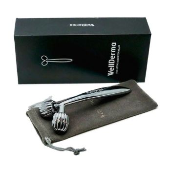 Механический массажёр для лица WELLDERMA Face Lifting Dark Silver Roller Механический массажёр для лица WELLDERMA Face Lifting Dark Silver Roller