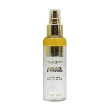 Масляная сыворотка-спрей для сияния кожи FARMSTAY Derma Cube Radiance Oil Serum Mist