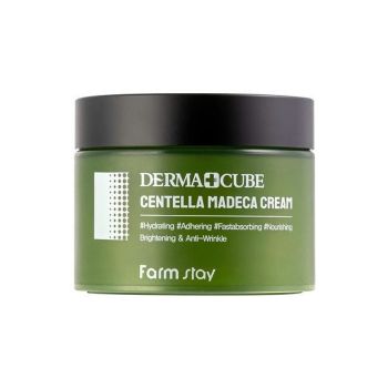 Крем-эмульсия с центеллой азиатской FARMSTAY Derma Cube Centella Madeca Cream