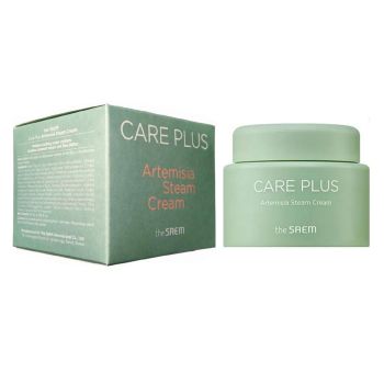 Увлажняющий успокаивающий крем с экстрактом полыни THE SAEM Care Plus Artemisia Steam Cream
