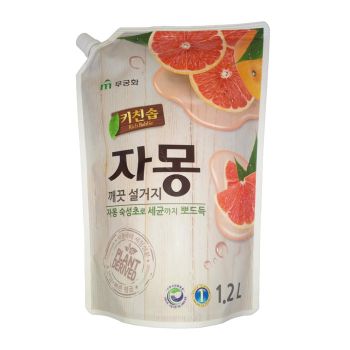 Средство с грейпфрутом для мытья посуды MUKUNGHWA Kitchen Soap Grapefruit Dishwashing Detergent Refill Средство с грейпфрутом для мытья посуды MUKUNGHWA Kitchen Soap Grapefruit Dishwashing Detergent Refill
