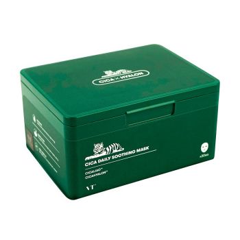 Повседневные маски с центеллой азиатской, 30 шт. VT Cica Daily Soothing Mask Повседневные маски с центеллой азиатской, 30 шт. VT Cica Daily Soothing Mask