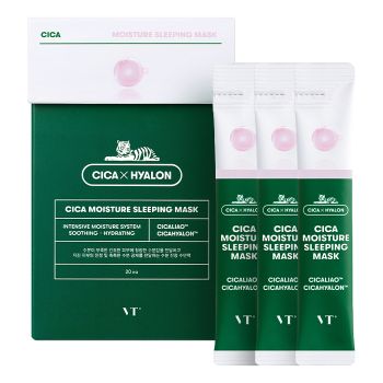 Ночная маска с центеллой азиатской, 20 шт. VT Cica Sleeping Mask 20 pcs Ночная маска с центеллой азиатской, 20 шт. VT Cica Sleeping Mask 20 pcs