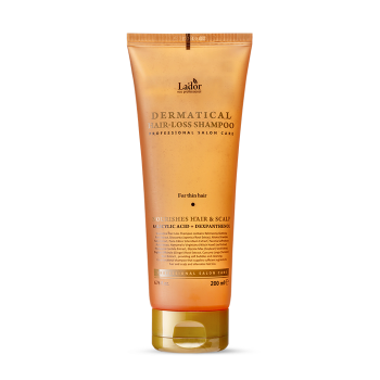 Профессиональный шампунь для тонких волос 200 мл LADOR Dermatical Hair Loss Shampoo For Thin Hair 200ml Профессиональный шампунь для тонких волос 200 мл LADOR Dermatical Hair Loss Shampoo For Thin Hair 200ml