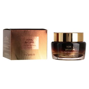 Крем для лица с экстактом красного женьшеня THE SAEM Royal Natural Pro Red Ginseng Cream
