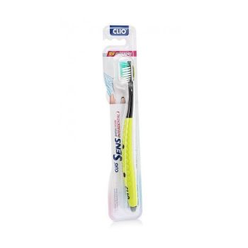 Антибактериальная зубная щетка средней жесткости CLIO Sens Interdental Antibacterial Normal Toothbrush Антибактериальная зубная щетка средней жесткости CLIO Sens Interdental Antibacterial Normal Toothbrush