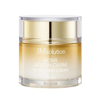 Крем с золотом и экстрактом икры JMSOLUTION Active Golden Caviar Nourishing Cream Prime