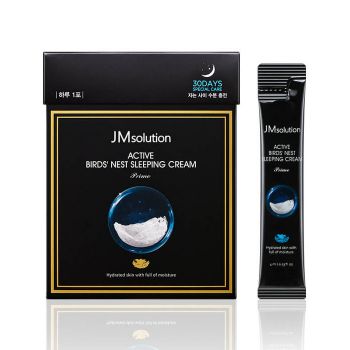 Ночная маска с экстрактом ласточкиного гнезда JMSOLUTION Active Bird Nest Sleeping Cream Prime Ночная маска с экстрактом ласточкиного гнезда JMSOLUTION Active Bird Nest Sleeping Cream Prime