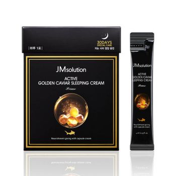 Ночная маска с золотом и экстрактом икры JMSOLUTION Active Golden Caviar Sleeping Cream Prime Ночная маска с золотом и экстрактом икры JMSOLUTION Active Golden Caviar Sleeping Cream Prime