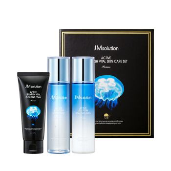 Набор для увлажнения кожи с экстрактом медузы JMSOLUTION Active Jellyfish Vital Skin Care Set Prime Набор для увлажнения кожи с экстрактом медузы JMSOLUTION Active Jellyfish Vital Skin Care Set Prime