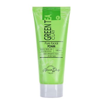Пенка с зеленой глиной GRACE DAY Green Tea Clay Pure Facial Foam Пенка с зеленой глиной GRACE DAY Green Tea Clay Pure Facial Foam