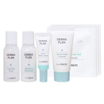 Дорожный набор для чувствительной кожи лица THE SAEM Derma Plan Travel Kit