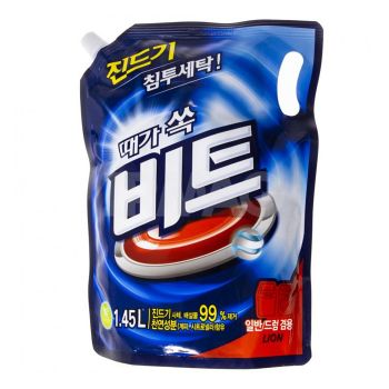 Концентрированное жидкое средство для стирки 1,45 л CJ LION Beat Washing Liquid Pouch 1,45 L Концентрированное жидкое средство для стирки 1,45 л CJ LION Beat Washing Liquid Pouch 1,45 L