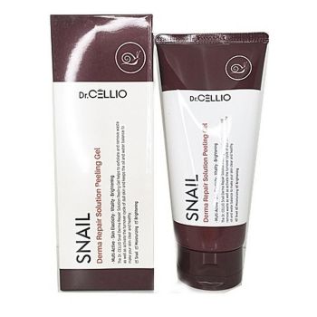Пилинг-гель с муцином улитки DR.CELLIO Snail Derma Repair Solution Peeling Gel