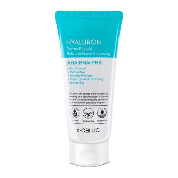 Пенка с гиалуроновой кислотой DR.CELLIO Hyaluron Derma Revival Solution Foam Cleansing