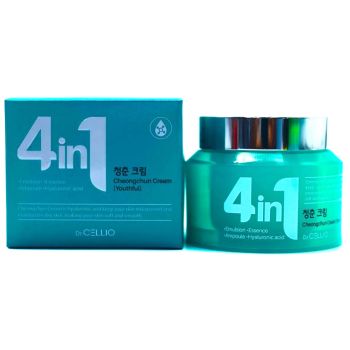 Крем с гиалуроновой кислотой DR.CELLIO DR.G50 4 in 1 Cheongchun Cream (Youthful)