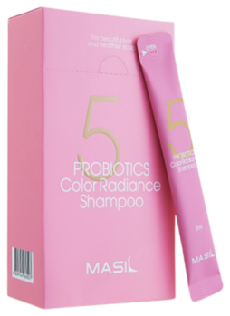 Шампунь с пробиотиками для защиты цвета, стики 20 шт. MASIL 5 Probiotics Color Radiance Shampoo Stick Pouch Шампунь с пробиотиками для защиты цвета, стики 20 шт. MASIL 5 Probiotics Color Radiance Shampoo Stick Pouch