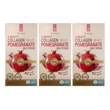 Коллаген с гиалуроновой кислотой и гранатом в стиках-желе Jinskin K-Beauty Collagen Pomegranate 20 г х 30 шт. Коллаген с гиалуроновой кислотой и гранатом в стиках-желе Jinskin K-Beauty Collagen Pomegranate 20 г х 30 шт.