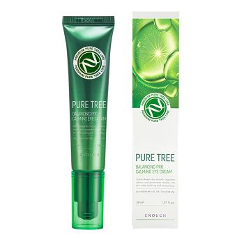 Успокаивающий крем с экстрактом чайного дерева для век ENOUGH Pure Tree Balancing Pro Calming Eye Cream Успокаивающий крем с экстрактом чайного дерева для век ENOUGH Pure Tree Balancing Pro Calming Eye Cream