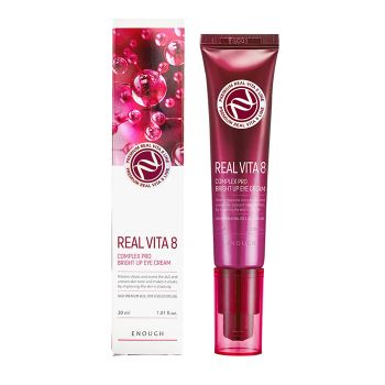 Крем для век с витаминами для сияния кожи ENOUGH Real Vita 8 Complex Pro Bright Up Eye Cream Крем для век с витаминами для сияния кожи ENOUGH Real Vita 8 Complex Pro Bright Up Eye Cream
