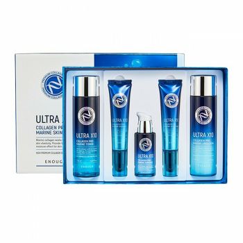 Набор увлажняющих средств с коллагеном ENOUGH Ultra X10 Collagen Pro Marine 5 Set Набор увлажняющих средств с коллагеном ENOUGH Ultra X10 Collagen Pro Marine 5 Set