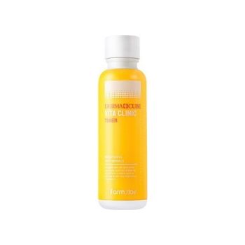 Витаминный тонер для молодости и сияния кожи FARMSTAY Derma Cube Vita Clinic Toner