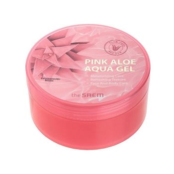 Освежающий и успокаивающий гель с алоэ THE SAEM Pink Aloe Aqua Gel