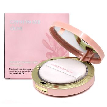 Матирующая пудра с коэнзимом Q10 и оливой ENOUGH Coenzyme Q10 Olive Moisture Twoway Cake SPF28 PA++ Матирующая пудра с коэнзимом Q10 и оливой ENOUGH Coenzyme Q10 Olive Moisture Twoway Cake SPF28 PA++
