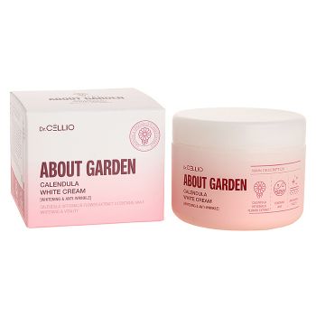 Крем с экстрактом календулы для лица DR.CELLIO About Garden Calendula White Cream Whitening & Anti-Wrinkle