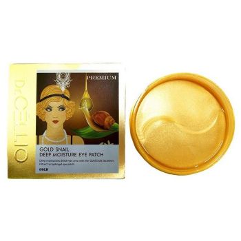 Гидрогелевые патчи для глаз с золотом и муцином улитки DR.CELLIO Gold Snail Deep Moisture Eye Patch