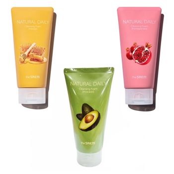 Пенка с растительными экстрактами для умывания THE SAEM Natural Daily Cleansing Foam