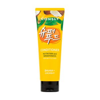 Питательный кондиционер с экстрактами банана и кокоса CONSLY Banana Coconut Water Conditioner For Nutrition Smoothness Питательный кондиционер с экстрактами банана и кокоса CONSLY Banana Coconut Water Conditioner For Nutrition Smoothness