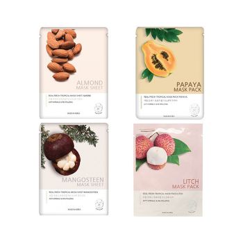 Тканевая маска JUNGNANI Real Fresh Tropical Mask Тканевая маска JUNGNANI Real Fresh Tropical Mask