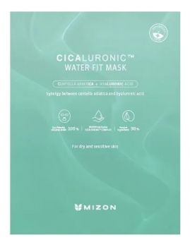 Тканевая маска для лица с экстрактом центеллы и гиалуроновой кислотой MIZON Cicaluronic Water Fit Mask