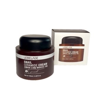 Восстанавливающий крем с керамидами и муцином улитки LEBELAGE Snail Ceramide Cream