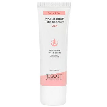 Крем для лица увлажняющий с центеллой азиатской JIGOTT Daily Real Cica Water Drop Tone Up Cream
