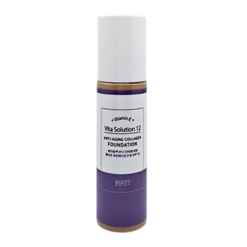 Антивозрастной тональный крем для лица с коллагеном JIGOTT Vita Solution 12 Anti-Aging Collagen Foundation Антивозрастной тональный крем для лица с коллагеном JIGOTT Vita Solution 12 Anti-Aging Collagen Foundation