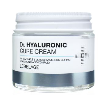 Антивозрастной увлажняющий крем для лица с гиалуроновой кислотой LEBELAGE Dr. Hyaluronic Cure Cream