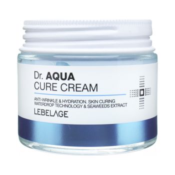 Антивозрастной крем для лица с экстрактом бурых водорослей LEBELAGE Dr. Aqua Cure Cream