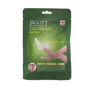 Отшелушивающие пилинг-носочки JIGOTT Clean and Moisturizing Foot Pack Отшелушивающие пилинг-носочки JIGOTT Clean and Moisturizing Foot Pack