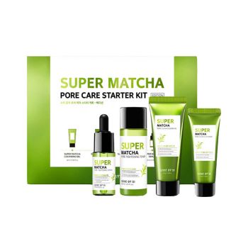 Набор миниатюр для сужения пор с чаем матча SOME BY MI Super Matcha Pore Care Starter Kit Набор миниатюр для сужения пор с чаем матча SOME BY MI Super Matcha Pore Care Starter Kit