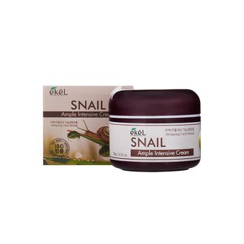Крем для лица с муцином улитки EKEL Ample Intensive Cream Snail