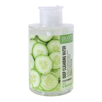 Очищающая вода с экстрактом огурца JIGOTT Deep Cleansing Water Cucumber