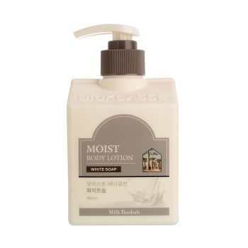 Лосьон для тела с ароматом белого мыла MILK BAOBAB Moist Body Lotion White Soap Лосьон для тела с ароматом белого мыла MILK BAOBAB Moist Body Lotion White Soap