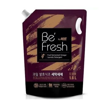 Средство жидкое для стирки 1600 мл (мягкая упаковка) CJ LION Be Fresh by Beat Pack 1600 ml Средство жидкое для стирки 1600 мл (мягкая упаковка) CJ LION Be Fresh by Beat Pack 1600 ml