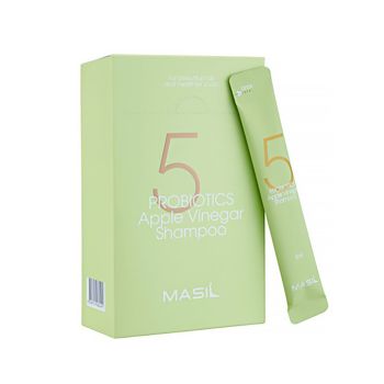 Шампунь от перхоти с яблочным уксусом, стики 20 шт. MASIL 5 Probiotics Apple Vinergar Shampoo Stick Pouch Шампунь от перхоти с яблочным уксусом, стики 20 шт. MASIL 5 Probiotics Apple Vinergar Shampoo Stick Pouch