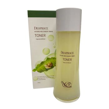 Восстанавливающий тонер с муцином улитки. Специальная серия DEOPROCE Hydro Recovery Snail Toner Special Edition 150ml