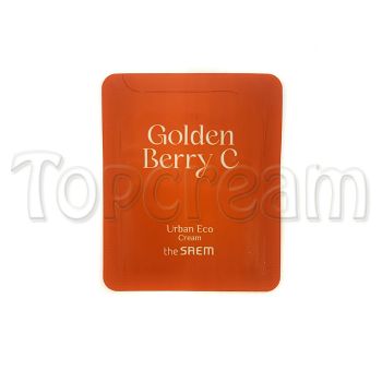 Осветляющий крем от морщин и пигментации. Пробник THE SAEM Urban Eco Golden Berry C Cream Sample