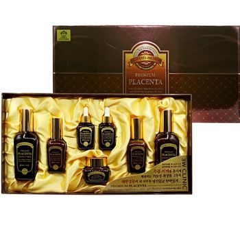 Антивозрастной набор с плацентой для ухода за зрелой кожей 3W Clinic Premium Placenta 7 Items Set Антивозрастной набор с плацентой для ухода за зрелой кожей 3W Clinic Premium Placenta 7 Items Set